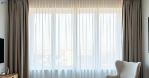 Freshly steam cleaned curtains in indented-head-vic QLD